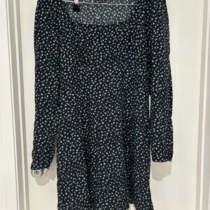 Madewell Dress with Blue Floral Pattern size 6